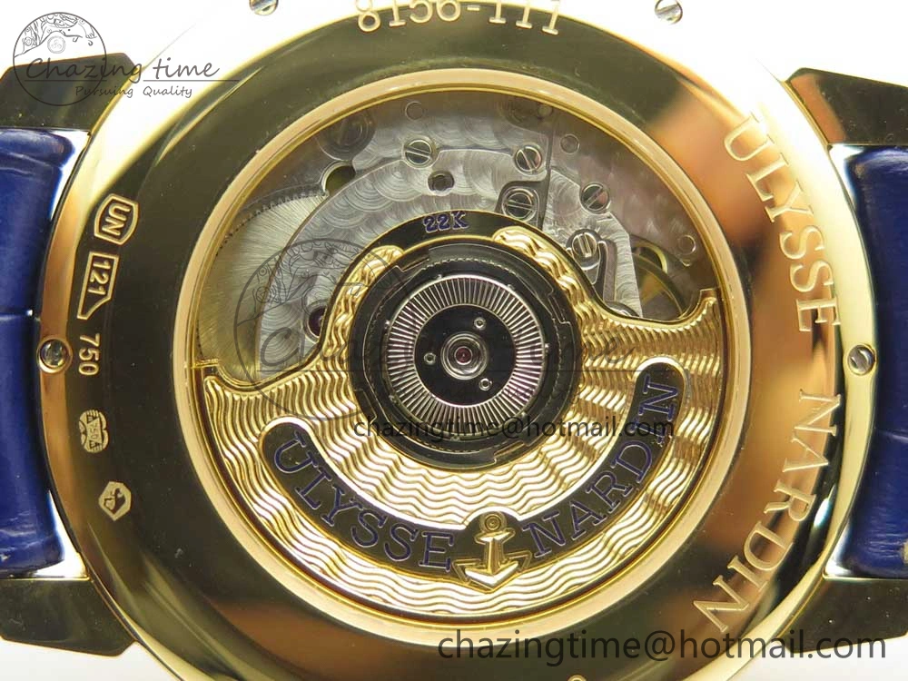 NewStyle Classico RG FKF Best Edition Dog Dial on Blue Leather Strap A 9810