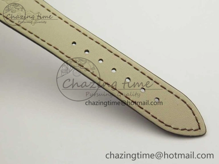 Classique Auto 5177 RG 3944 MK 1:1 Best Edition White Dial Numbers Markers On Brown Leather A777Q V ModernLook 5337