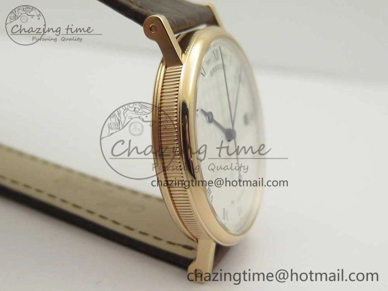 Classique Auto 5177 RG 3944 MK 1:1 Best Edition White Dial Numbers Markers On Brown Leather A777Q V ModernLook 5337