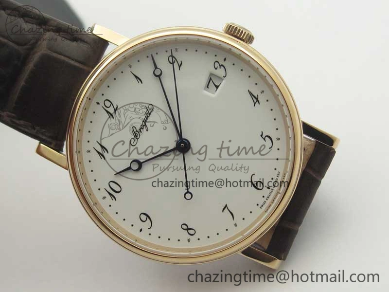 Classique Auto 5177 RG FK 1:1 Best Edition White Dial on Brown Leather Strap MIYOTA BestValue 5354