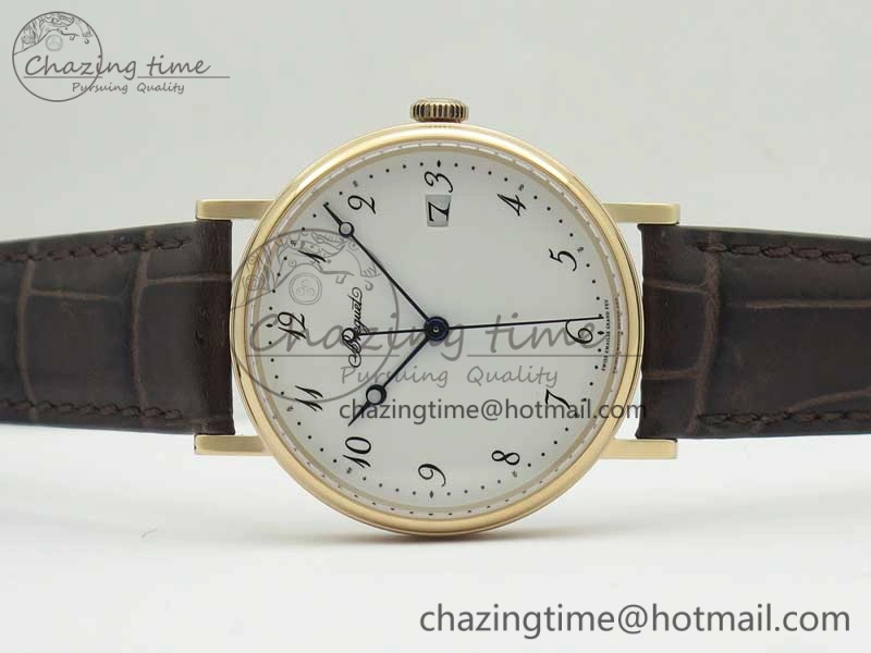 Classique Auto 5177 RG FK 1:1 Best Edition White Dial on Brown Leather Strap MIYOTA BestValue 5354