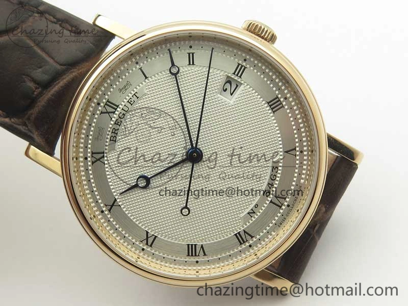 Classique Auto 5177 RG FK 1:1 Best Edition White Hobnail Textured Dial on Brown Leather Strap MIYOTA HighPerformance 5355