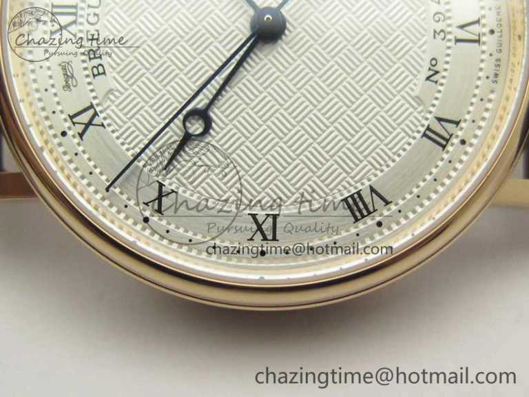 DailyWear Classique Auto 5177 RG FK 1:1 Best Edition White Plaid Textured Dial on Brown Leather Strap MIYOTA 5356
