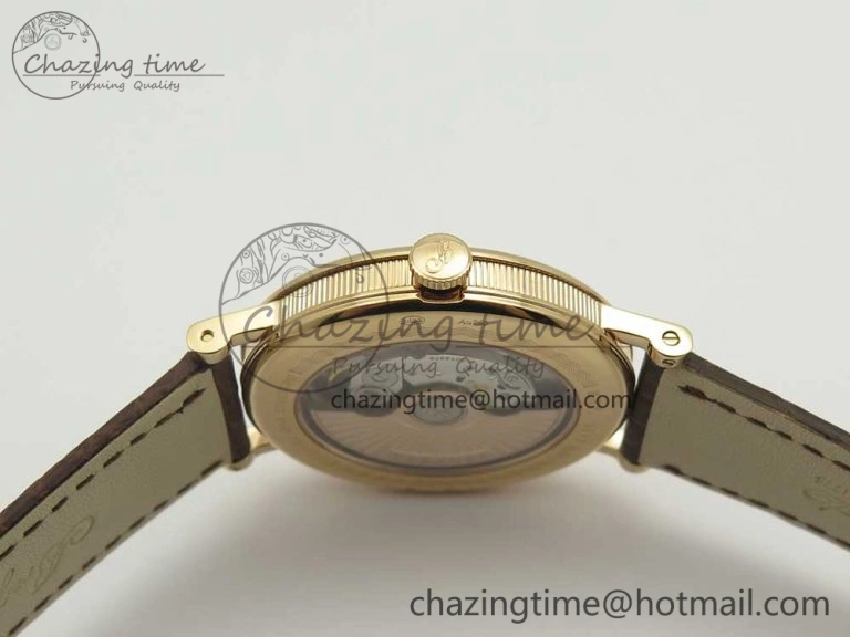 Classique Auto 5177 RG MK 1:1 Best Edition White Dial On Brown Leather Strap A777Q V Youthful 5332