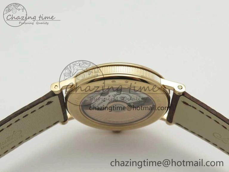 Classique Auto 5177 RG MK 1:1 Best Edition White Dial On Brown Leather Strap A777Q V Youthful 5332