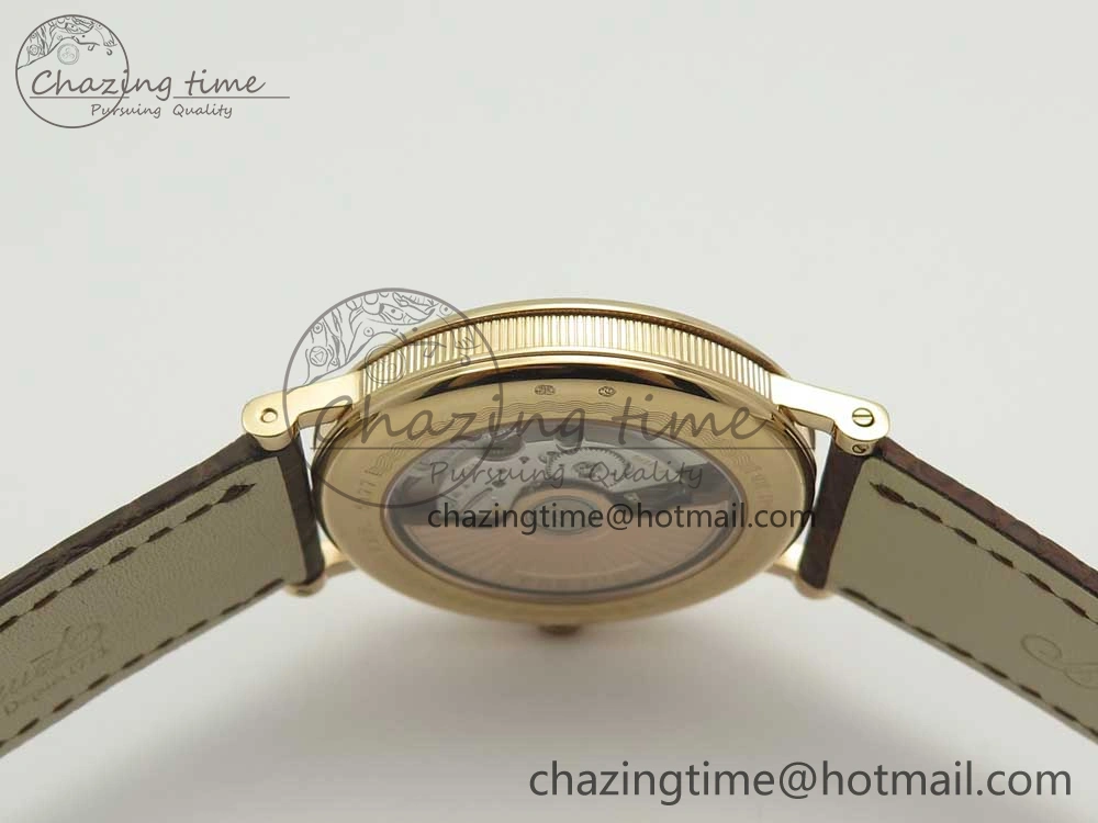 Classique Auto 5177 RG MK 1:1 Best Edition White Dial On Brown Leather Strap A777Q V Youthful 5332
