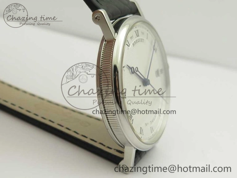 Classique Auto 5177 SS 3463 MK 1:1 Best Edition White Dial Numeral Markers On Black Leather Strap A777Q V Sophisticated 5335
