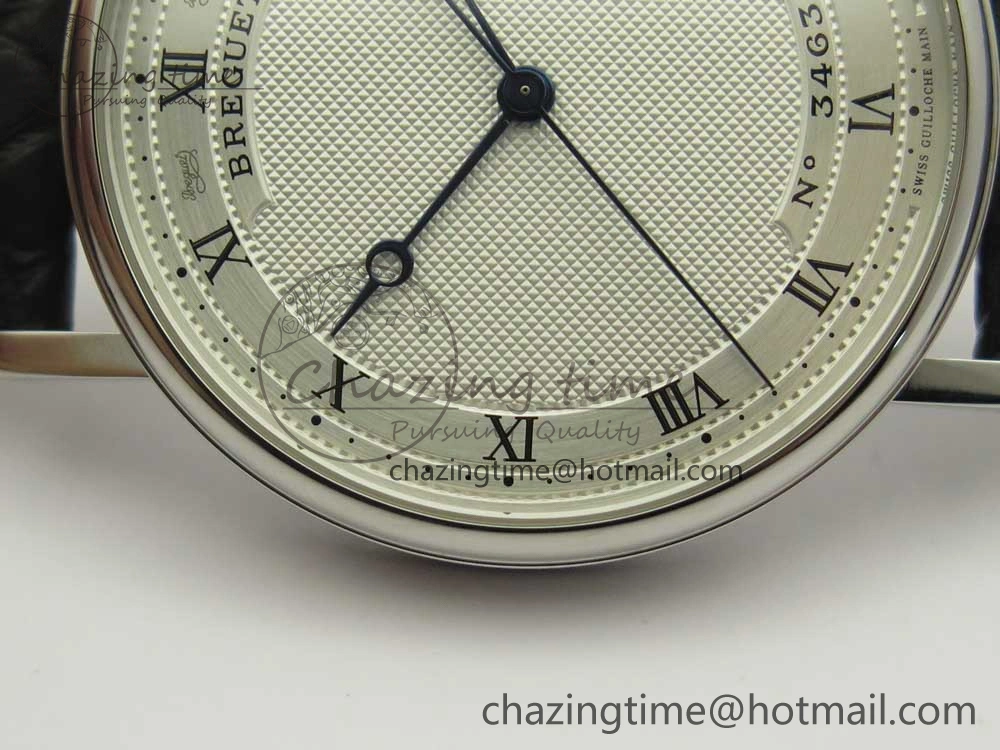 Classique Auto 5177 SS 3463 MK 1:1 Best Edition White Dial Numeral Markers On Black Leather Strap A777Q V Sophisticated 5335