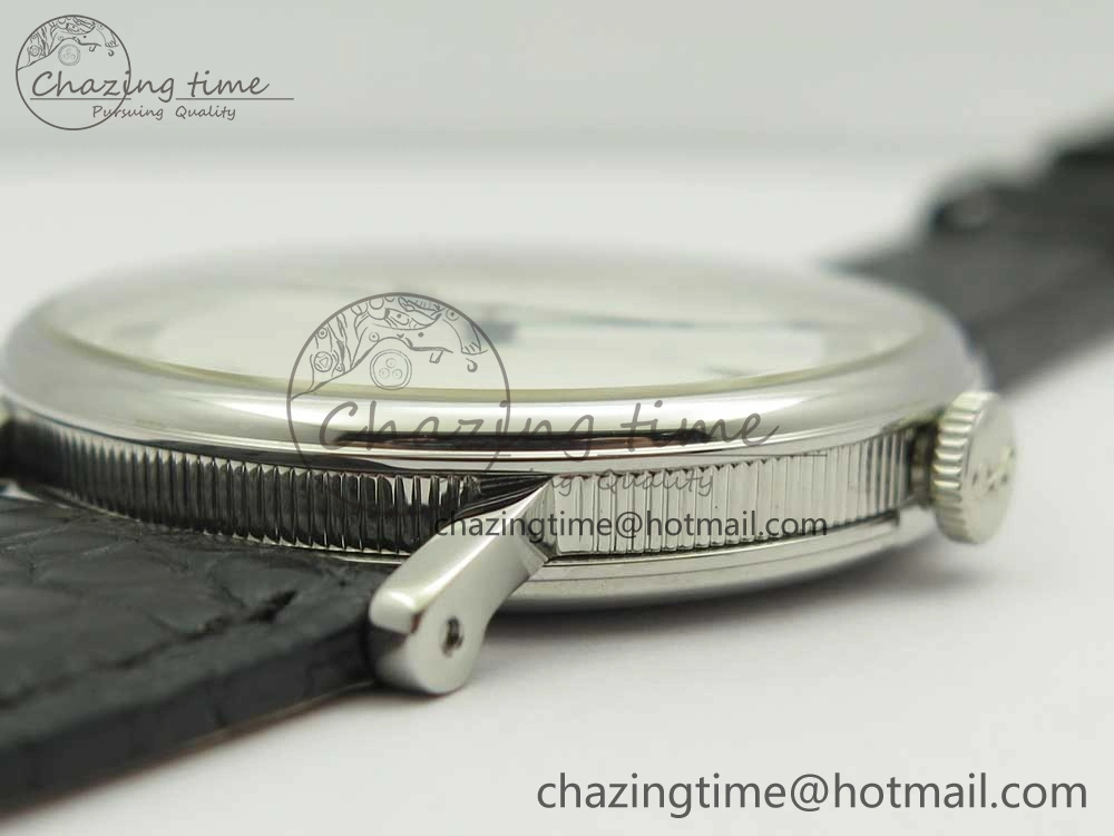 Classique Auto 5177 SS 3463 MK 1:1 Best Edition White Dial Numeral Markers On Black Leather Strap A777Q V Sophisticated 5335