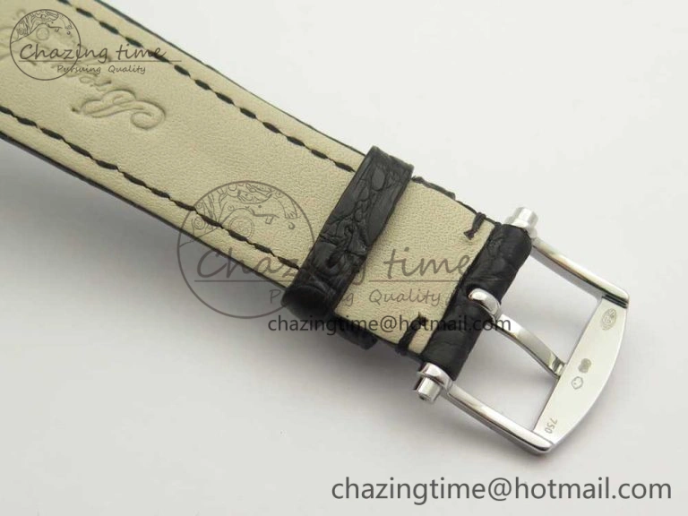 Classique Auto 5177 SS 3463 MK 1:1 Best Edition White Dial Numeral Markers On Black Leather Strap A777Q V Sophisticated 5335