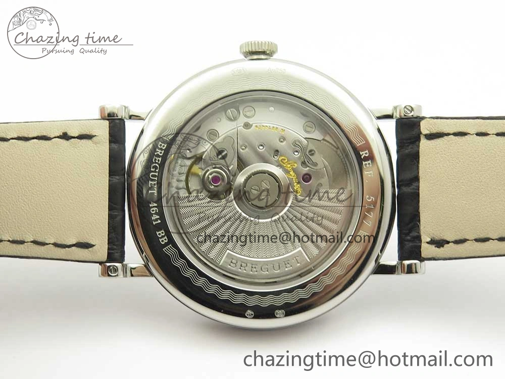 Classique Auto 5177 SS 3944 MK 1:1 Best Edition White Dial Numeral Markers On Black Leather A777Q V Fashionable 5336