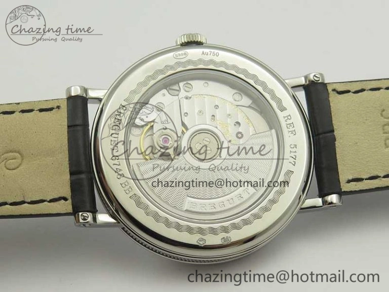 Classique Auto 5177 SS FK 1:1 Best Edition White Dial Diamonds Bezel on Black Leather Strap MIYOTA Tailored 5349