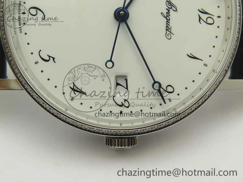 Classique Auto 5177 SS FK 1:1 Best Edition White Dial Diamonds Bezel on Black Leather Strap MIYOTA Tailored 5349