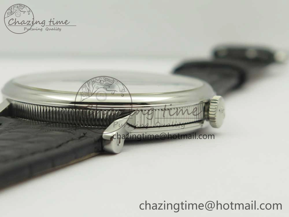 Colorful Classique Auto 5177 SS MK 1:1 Best Edition White Dial On Black Leather Strap A777Q V 5331