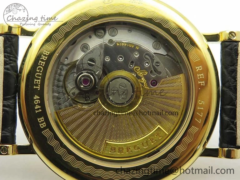 Classique Auto 5177 YG 3944 MK 1:1 Best Edition White Dial Numeral Markers On Black Leather A777Q V Modern 5334