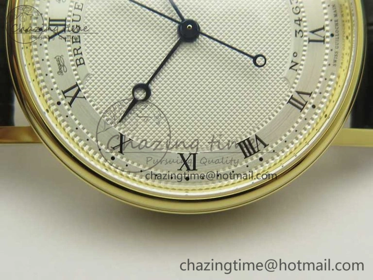 Stylish Classique Auto 5177 YG FK 1:1 Best Edition White Hobnail Textured Dial on Black Leather Strap MIYOTA 5351