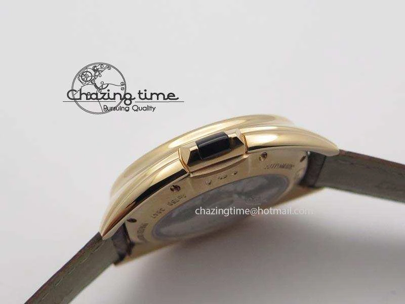 MoistureWicking Cle de Cartier RG 35mm V6F Best Edition White Textured Dial On Deep Brown Leather Strap MIYOTA 6345