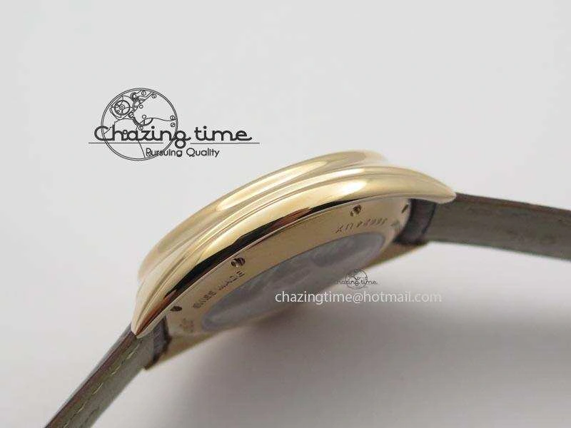 MoistureWicking Cle de Cartier RG 35mm V6F Best Edition White Textured Dial On Deep Brown Leather Strap MIYOTA 6345