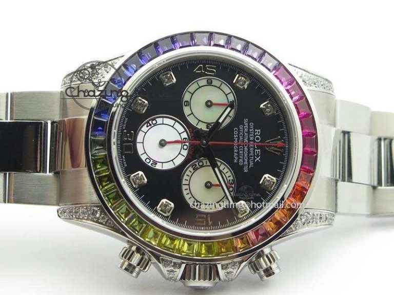 Cozy Cle de Cartier SS V6F Best Edition White Textured Dial On Black Leather Strap MIYOTA 6369