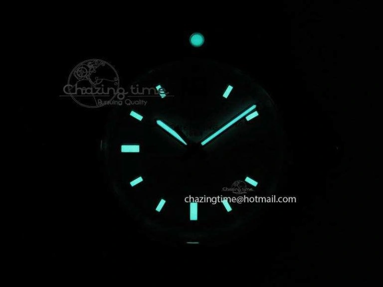 DailyWear Clot Chronometer SS GF 1:1 Best Edition Black Sticks Marker Dial On Black Leather Strap A 5715