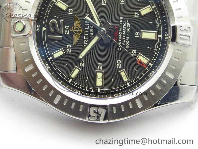 Clot Chronometer SS GF 1:1 Best Edition Black Sticks Marker Dial On SS Bracelet A WellDesigned 5712