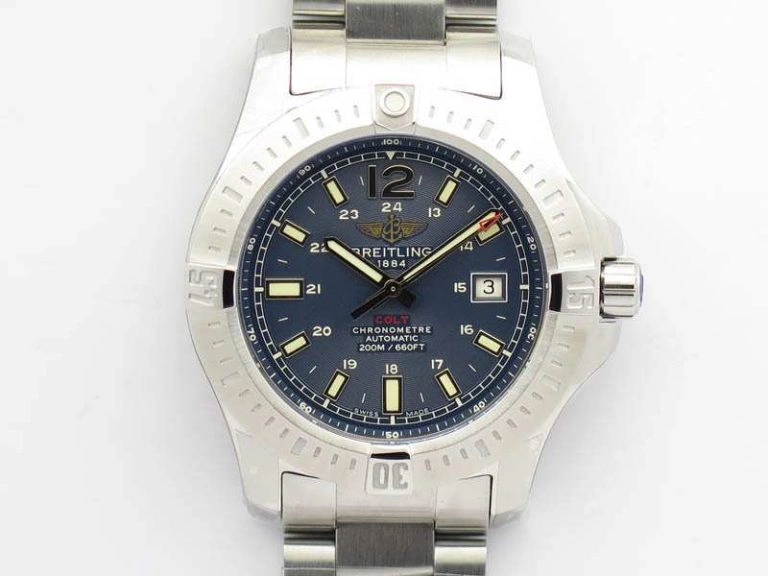 Clot Chronometer SS GF 1:1 Best Edition Blue Sticks Marker Dial On SS Bracelet A Durable 5714