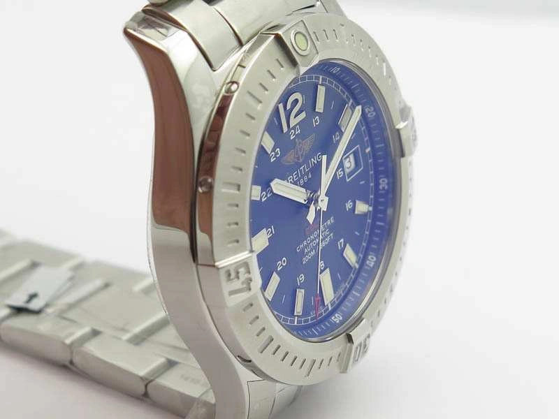 Clot Chronometer SS GF 1:1 Best Edition Blue Sticks Marker Dial On SS Bracelet A Durable 5714