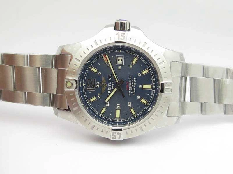 Clot Chronometer SS GF 1:1 Best Edition Blue Sticks Marker Dial On SS Bracelet A Durable 5714