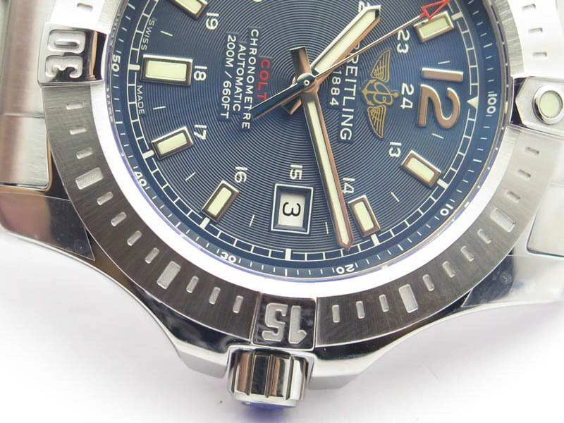 Clot Chronometer SS GF 1:1 Best Edition Blue Sticks Marker Dial On SS Bracelet A Durable 5714