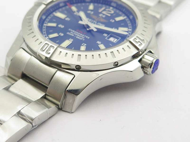Clot Chronometer SS GF 1:1 Best Edition Blue Sticks Marker Dial On SS Bracelet A Durable 5714