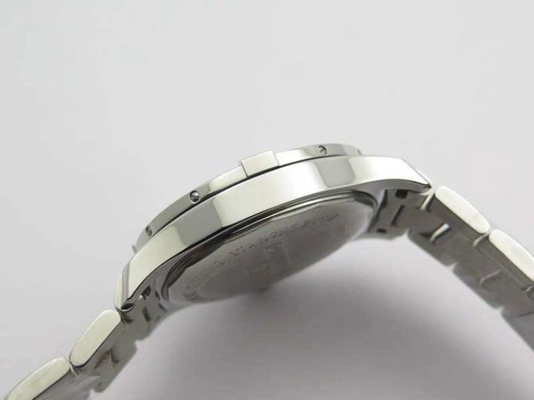 Clot Chronometer SS GF 1:1 Best Edition White Sticks Marker Dial On SS Bracelet A Flexible 5713