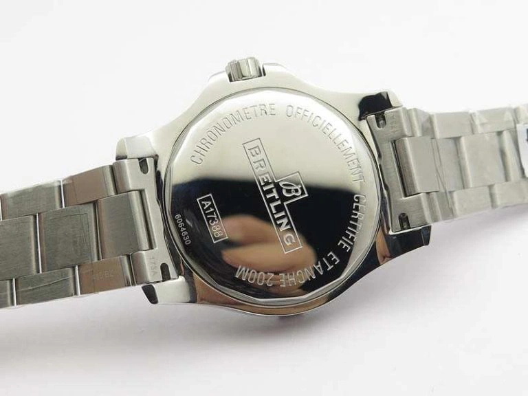 Clot Chronometer SS GF 1:1 Best Edition White Sticks Marker Dial On SS Bracelet A Flexible 5713