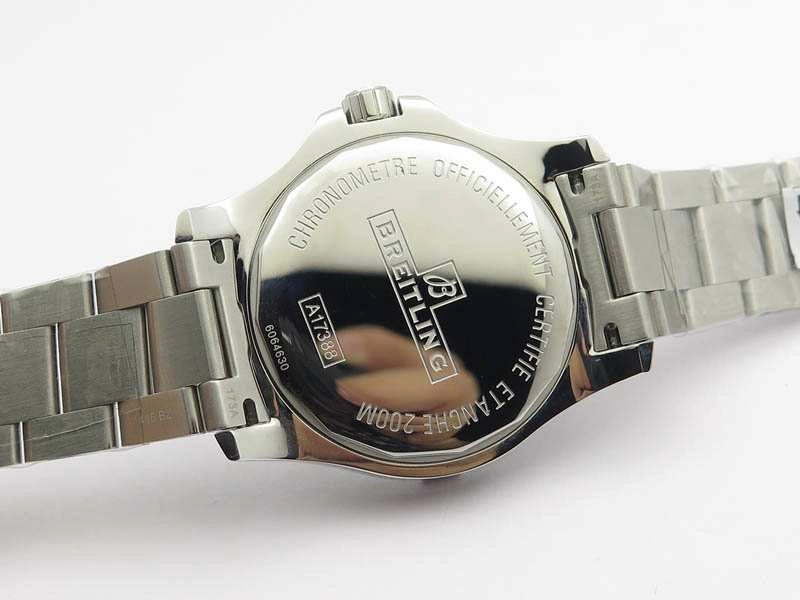 Clot Chronometer SS GF 1:1 Best Edition White Sticks Marker Dial On SS Bracelet A Flexible 5713