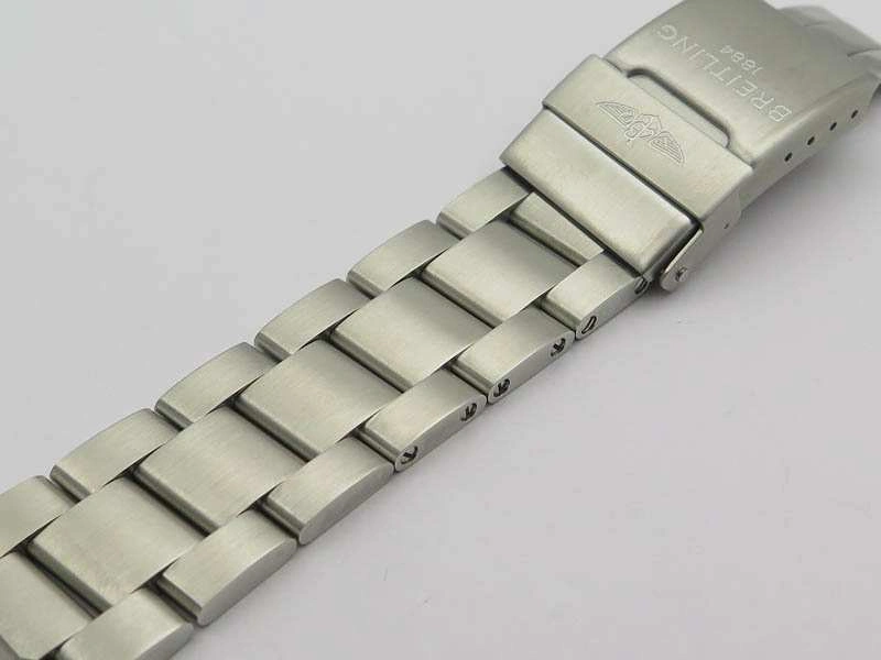Clot Chronometer SS GF 1:1 Best Edition White Sticks Marker Dial On SS Bracelet A Flexible 5713