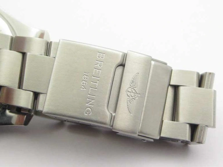 Clot Chronometer SS GF 1:1 Best Edition White Sticks Marker Dial On SS Bracelet A Flexible 5713