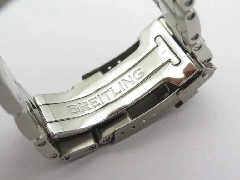 Clot Chronometer SS GF 1:1 Best Edition White Sticks Marker Dial On SS Bracelet A Flexible 5713