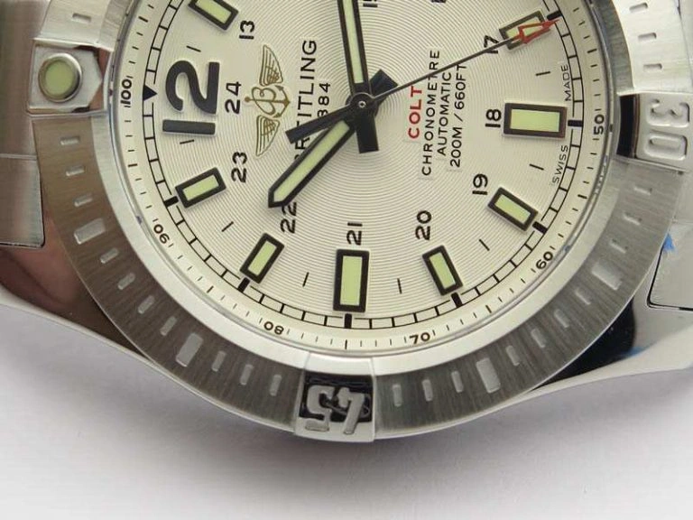 Clot Chronometer SS GF 1:1 Best Edition White Sticks Marker Dial On SS Bracelet A Flexible 5713