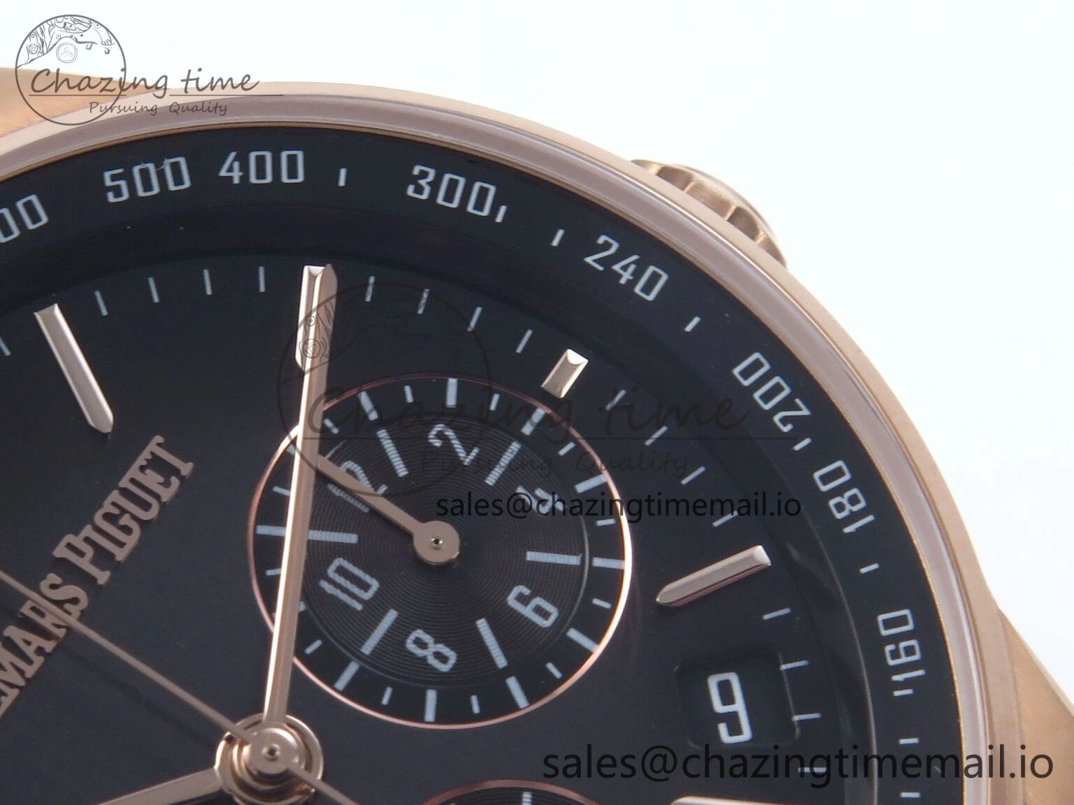 Compact Code 11.59 Chrono 26393 RG APPF Best Edition Gray Dial on Black Nylon Strap A 4338