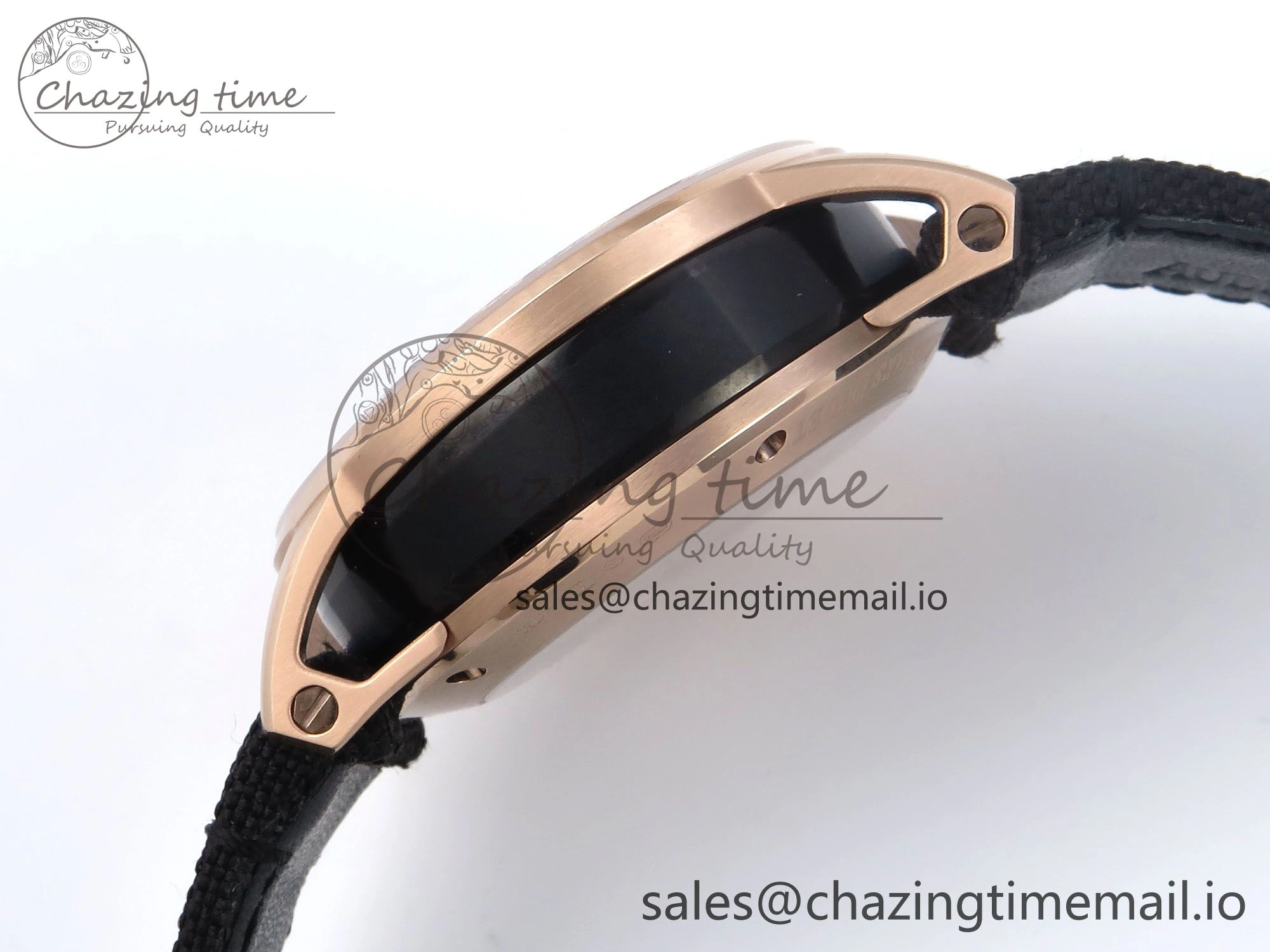 Compact Code 11.59 Chrono 26393 RG APPF Best Edition Gray Dial on Black Nylon Strap A 4338