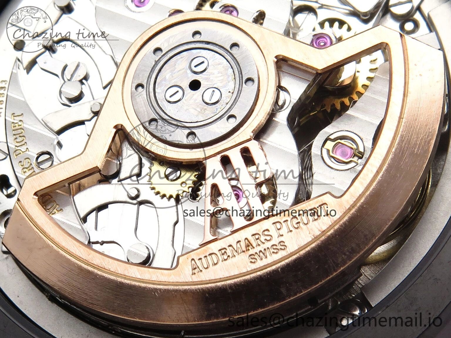 Compact Code 11.59 Chrono 26393 RG APPF Best Edition Gray Dial on Black Nylon Strap A 4338