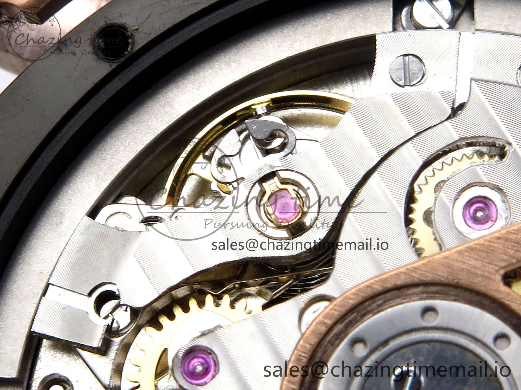 Compact Code 11.59 Chrono 26393 RG APPF Best Edition Gray Dial on Black Nylon Strap A 4338