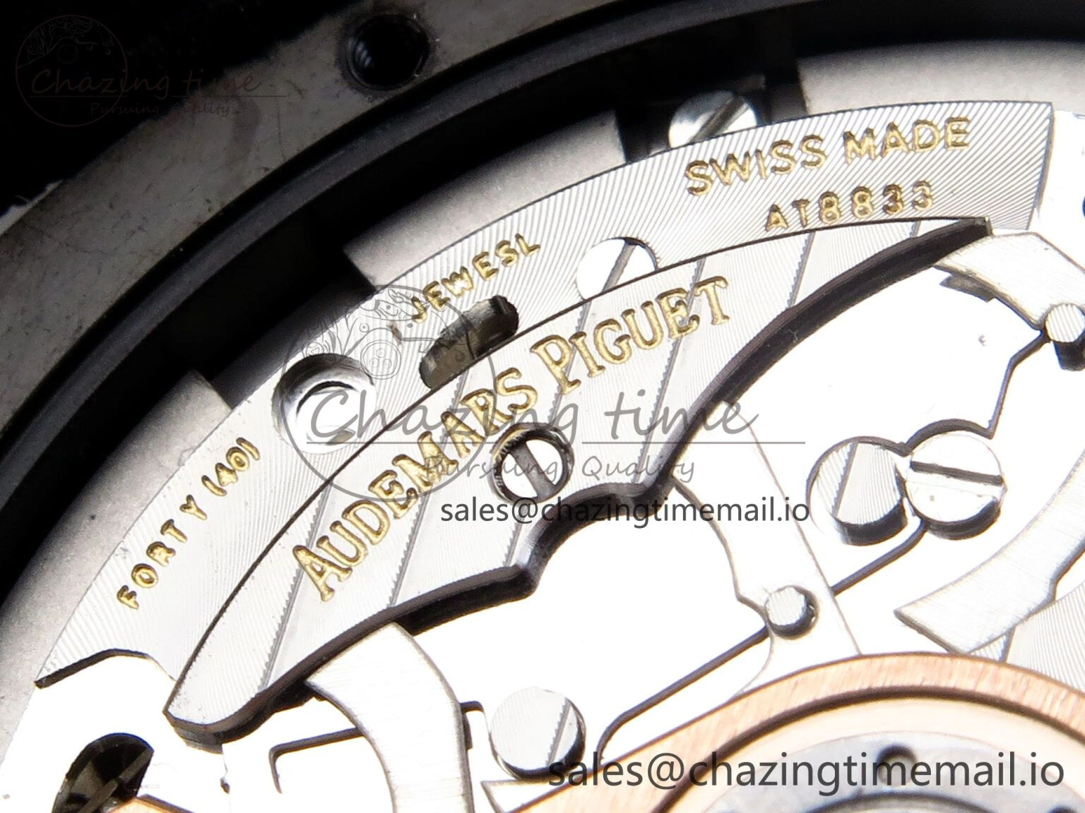 Compact Code 11.59 Chrono 26393 RG APPF Best Edition Gray Dial on Black Nylon Strap A 4338