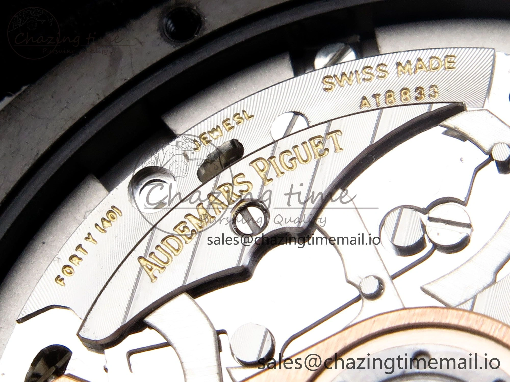 Compact Code 11.59 Chrono 26393 RG APPF Best Edition Gray Dial on Black Nylon Strap A 4338