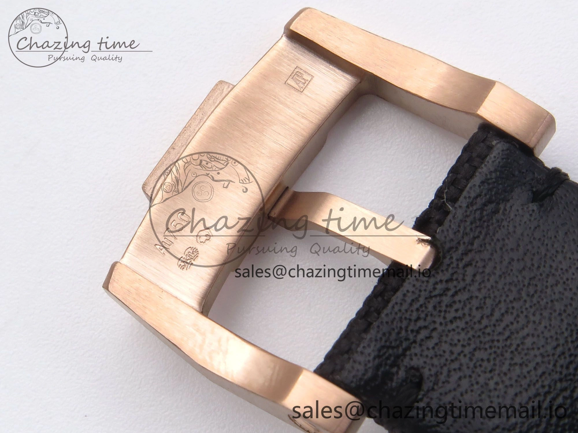 Compact Code 11.59 Chrono 26393 RG APPF Best Edition Gray Dial on Black Nylon Strap A 4338