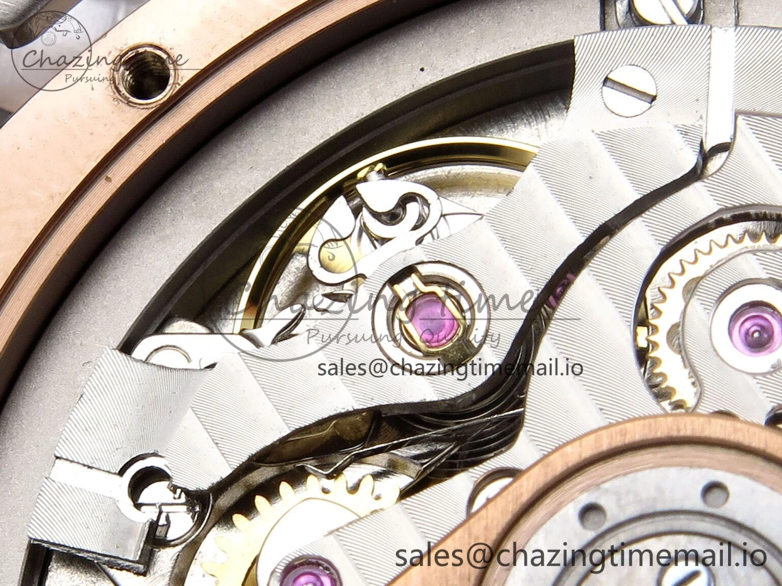 WrinkleFree Code 11.59 Chrono 26393 SS APPF Best Edition Gray RG Dial on Black Nylon Strap A 4339