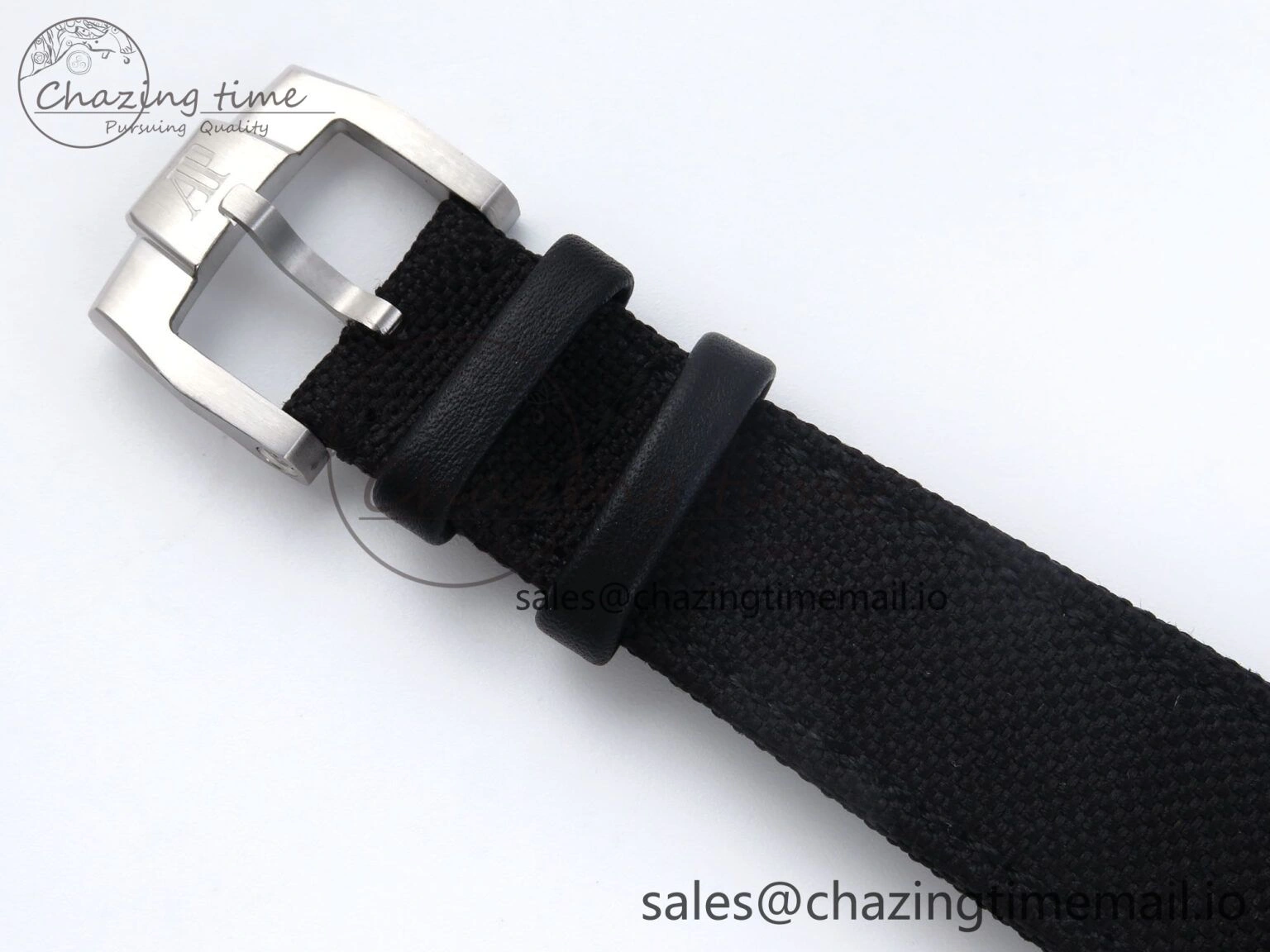 WrinkleFree Code 11.59 Chrono 26393 SS APPF Best Edition Gray RG Dial on Black Nylon Strap A 4339