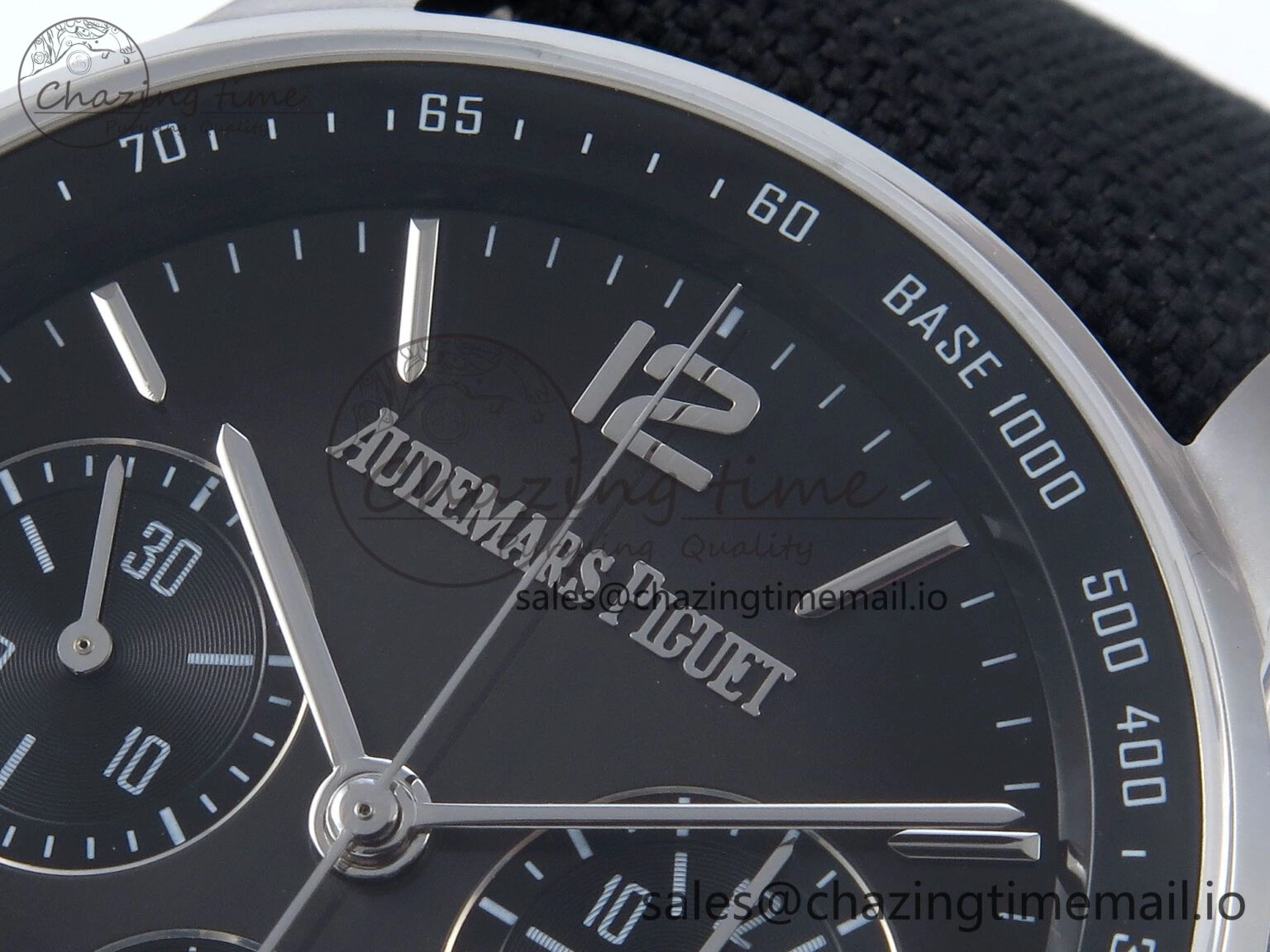 Code 11.59 Chrono 26393 SS APPF Best Edition Gray SS Dial on Black Nylon Strap A WeatherProof 4344