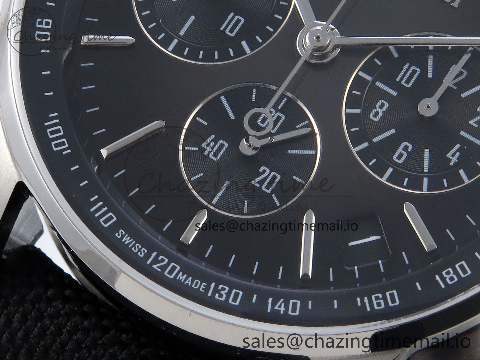 Code 11.59 Chrono 26393 SS APPF Best Edition Gray SS Dial on Black Nylon Strap A WeatherProof 4344