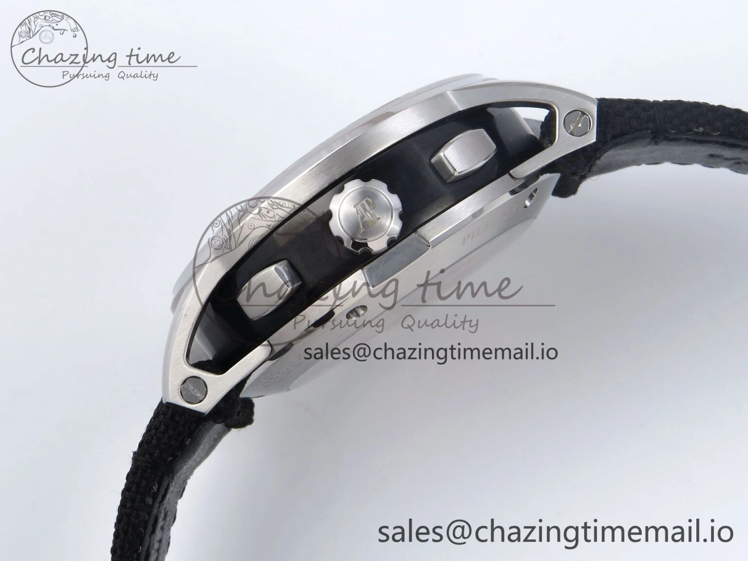 Code 11.59 Chrono 26393 SS APPF Best Edition Gray SS Dial on Black Nylon Strap A WeatherProof 4344