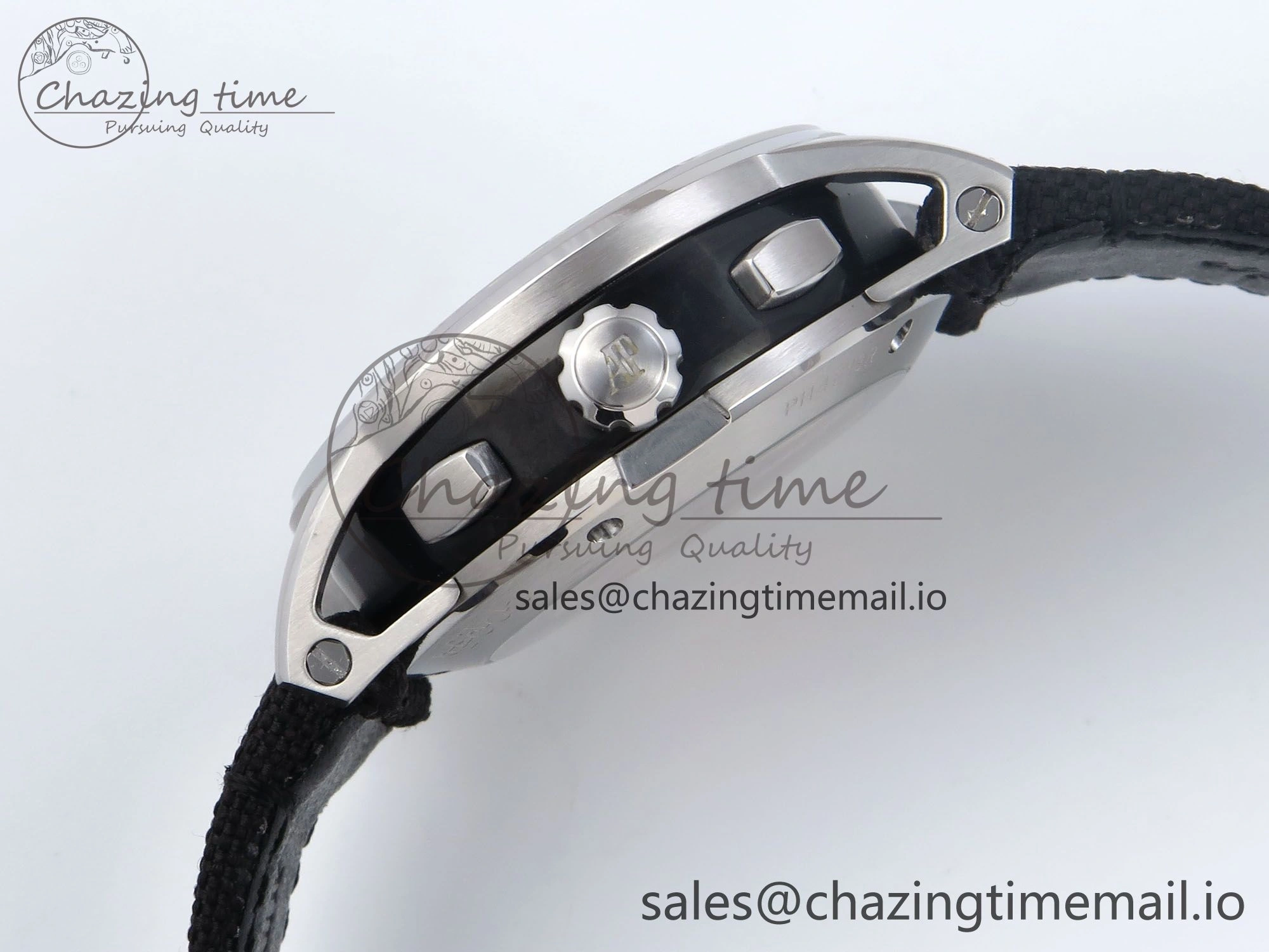 Code 11.59 Chrono 26393 SS APPF Best Edition Gray SS Dial on Black Nylon Strap A WeatherProof 4344